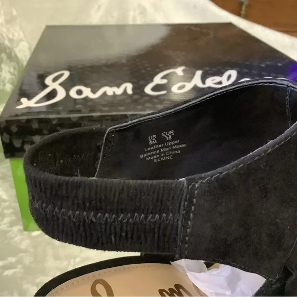 New Sam Edelman Elaine Fringe 8 Heels - Picture 11 of 15